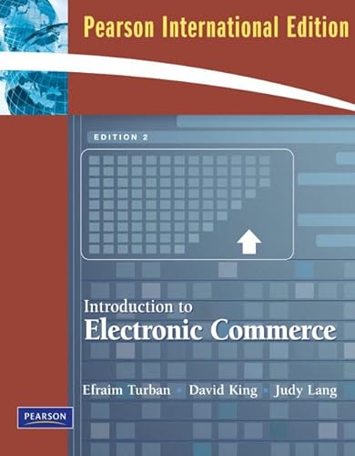 Beispielbild fr Introduction to Electronic Commerce: International Edition zum Verkauf von WorldofBooks