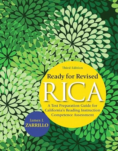 Stock image for Ready for Revised RICA: A Test Preparation Guide for California's Reading Instruction Competence Assessment (3rd Edition) for sale by HPB-Red