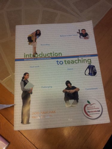 Stock image for Introduction to Teaching : Becoming a Professional for sale by Better World Books