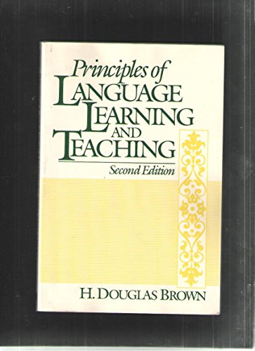 Imagen de archivo de Principles of Language Learning and Teaching a la venta por SecondSale