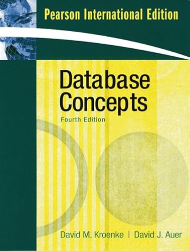 9780137016167: Database Concepts: International Edition