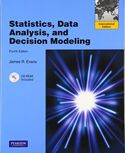 Beispielbild fr Statistics, Data Analysis & Decision Modeling: International Edition zum Verkauf von WorldofBooks