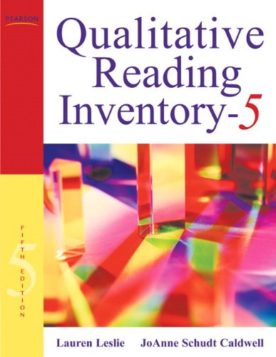 Imagen de archivo de Qualitative Reading Inventory a la venta por Better World Books