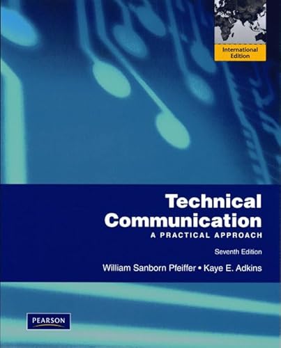 Stock image for Technical Communication : A Practical Approach: International Edition for sale by Better World Books Ltd