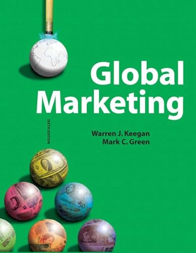 Stock image for Global Marketing for sale by Better World Books: West