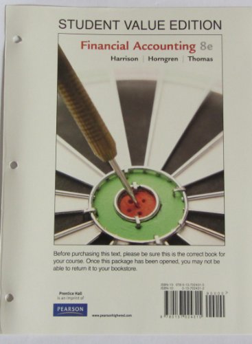 Imagen de archivo de Financial Accounting a la venta por HPB-Red