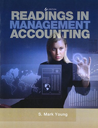 Beispielbild fr Readings in Management Accounting zum Verkauf von Better World Books Ltd