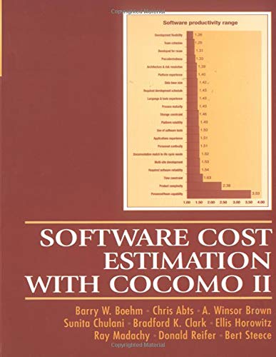Software Cost Estimation with COCOMO II (9780137025763) by BarryBoehm, Barry; Chris, Abts