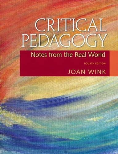 Beispielbild fr Critical Pedagogy: Notes from the Real World zum Verkauf von BooksRun