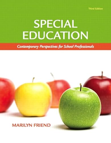 Beispielbild fr Special Education : Contemporary Perspectives for School Professionals zum Verkauf von Better World Books: West