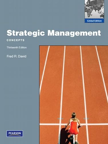 Beispielbild fr Strategic Management: Concepts: Global Edition zum Verkauf von WorldofBooks