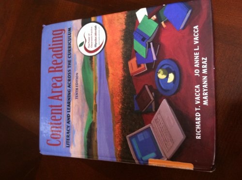 Imagen de archivo de Content Area Reading: Literacy and Learning Across the Curriculum a la venta por Goodwill of Colorado
