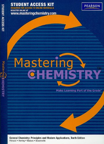 General Chemistry Masteringchemistry Without Pearson Access Code: Principles and Modern Applications (9780137037018) by Petrucci; Herring; Madura; Bissonnette