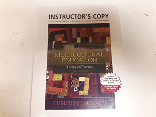 Beispielbild fr Comprehensive Multicultural Education Theory and Practice Instructor's Copy zum Verkauf von SecondSale