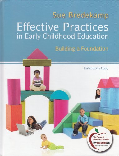 Imagen de archivo de [Instructor Edit] Effective Practices in Early Childhood Education a la venta por Better World Books