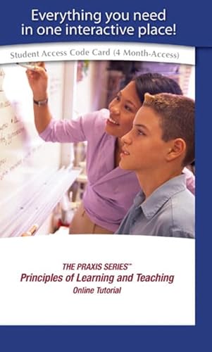 Beispielbild fr PRAXIS SERIES, THE, Principles of Learning and Teaching Online Self-Study Tutorial -- Access Card (The Praxis Series) zum Verkauf von Iridium_Books