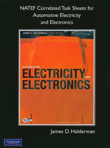 Beispielbild fr NATEF Correlated Task Sheets for Automotive Electricity and Electronics zum Verkauf von Booksavers of MD