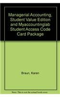 Beispielbild fr Managerial Accounting, Student Value Edition and MyAccountingLab Student Access Code Card Package (2nd Edition) zum Verkauf von Iridium_Books