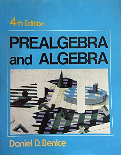 Stock image for Prealgebra and Algebra for sale by HPB-Red