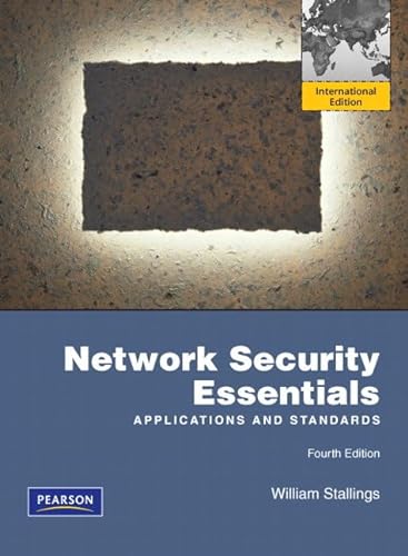 Beispielbild fr Network Security Essentials: Applications and Standards: International Edition zum Verkauf von WorldofBooks