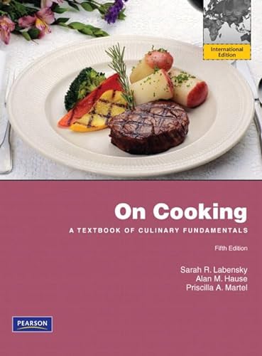 9780137070213: On Cooking:A Textbook of Culinary Fundamentals: International Edition