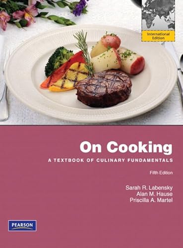 9780137070213: On Cooking: A Textbook of Culinary Fundamentals: International Edition