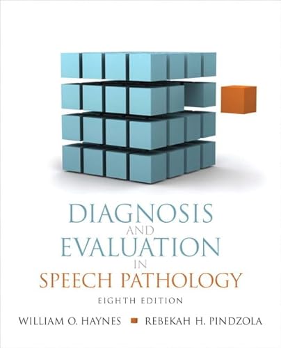 Stock image for Diagnosis and Evaluation in Speech Pathology (8th Edition) for sale by Once Upon A Time Books