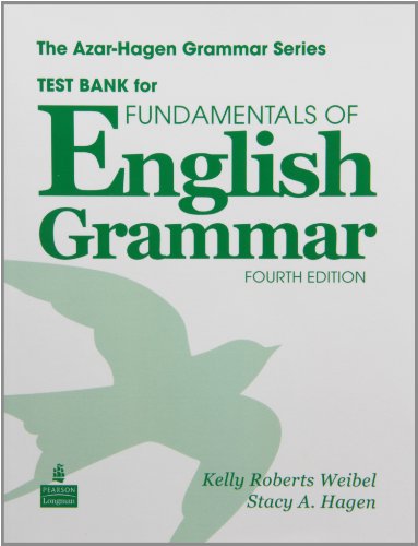 Stock image for Fundamentals of English Grammar Test Bank for sale by SecondSale