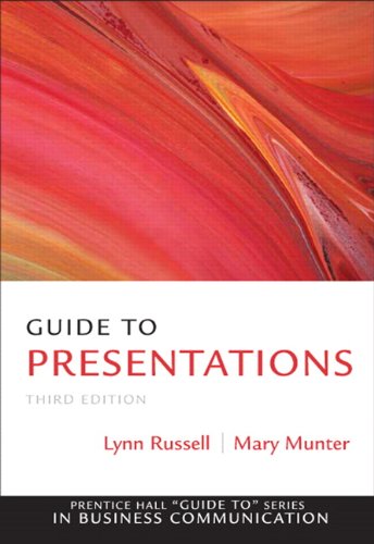 Beispielbild fr Guide to Presentations zum Verkauf von ThriftBooks-Dallas