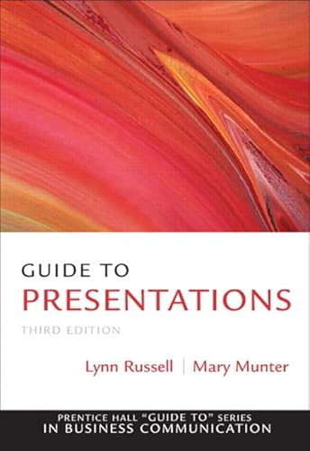 9780137075089: Guide to Presentations (Guide to Series in Business Communication)