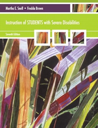 9780137075461: Instruction of Students with Severe Disabilities