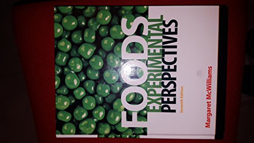 Stock image for Foods: Experimental Perspectives (7th Edition) for sale by HPB-Red
