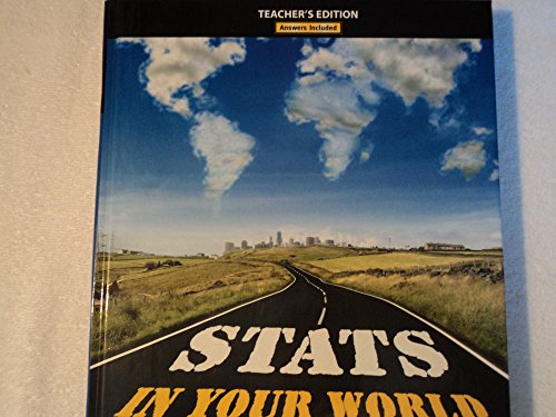 Beispielbild fr Stats in Your World, Teacher's Edition, Answers Included zum Verkauf von HPB-Red