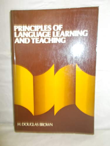 Stock image for Principles of language learning and teaching for sale by Wonder Book