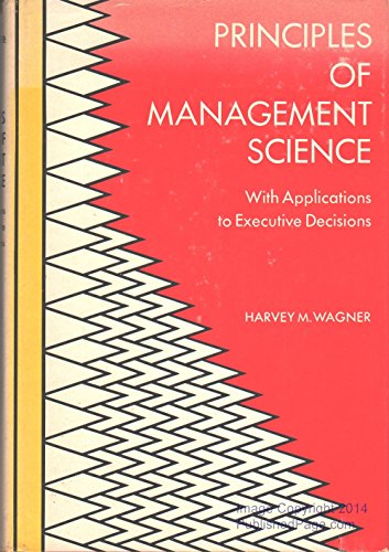 9780137094776: Principles of Management Science (International Series in Management)