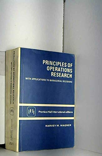 9780137095681: Principles of Operations Research