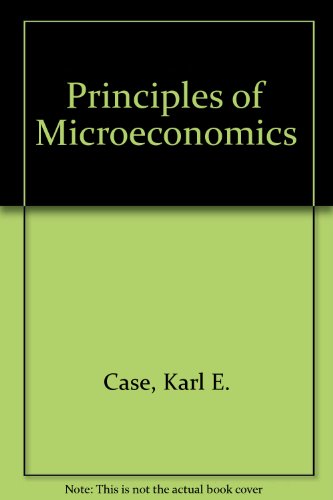 Imagen de archivo de Principles of microeconomics a la venta por Wonder Book