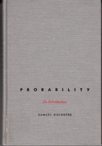 Beispielbild fr Probability an Introduction zum Verkauf von Best and Fastest Books