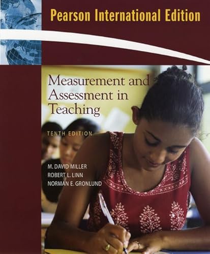 Stock image for Measurement and Assessment in Teaching: International Edition for sale by WeBuyBooks