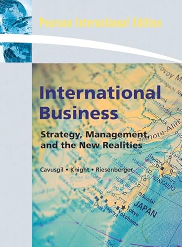 Imagen de archivo de International Business: Strategy, Management, and the New Realities a la venta por medimops