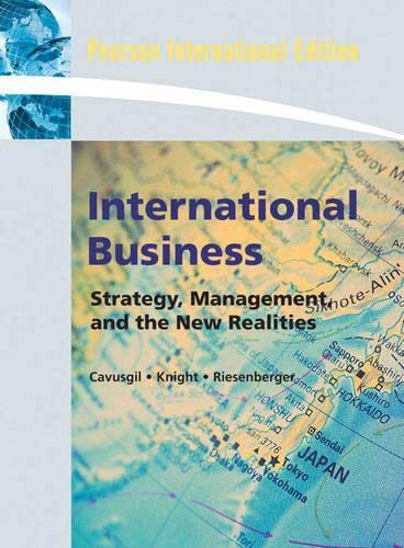 9780137128334: International Business: Strategy, Management, and the New Realities: International Edition