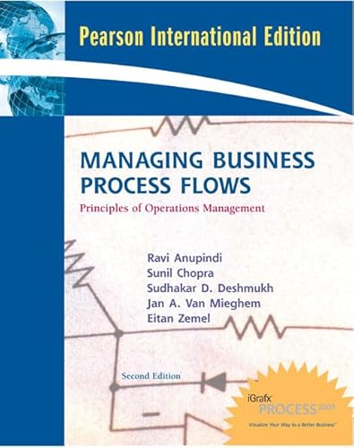 9780137128402: Managing Business Process Flows: Principles of Operations Management w/ Student CD: International Edition