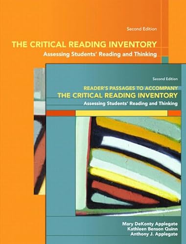 9780137129751: The Critical Reading Inventory: Assessing Students Reading and Thinking & Readers Passages
