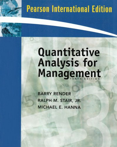 Beispielbild fr Quantitative Analysis for Management zum Verkauf von medimops