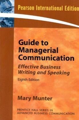 Imagen de archivo de Guide to Managerial Communication a la venta por ThriftBooks-Atlanta