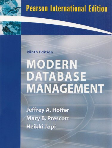 9780137130481: Modern Database Management: International Edition