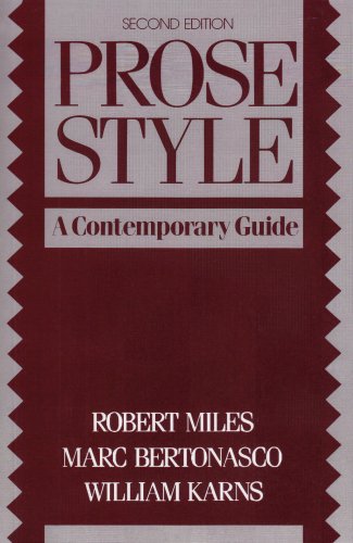 Stock image for Prose Style: A Contemporary Guide (2nd Edition) for sale by Hawking Books