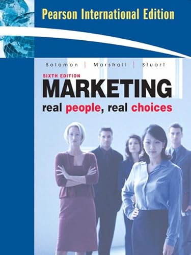 Imagen de archivo de Marketing: Real People, Real Choices: International Edition a la venta por WorldofBooks
