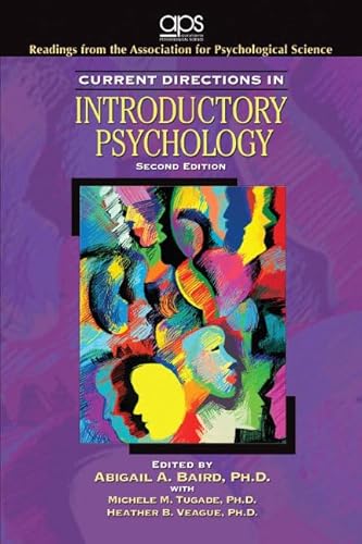 Stock image for Current Directions in Introductory Psychology (Association for Psychological Science Readers) for sale by BookHolders