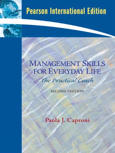Stock image for Management Skills for Everyday Life: The Practical Coach: International Edition for sale by WorldofBooks